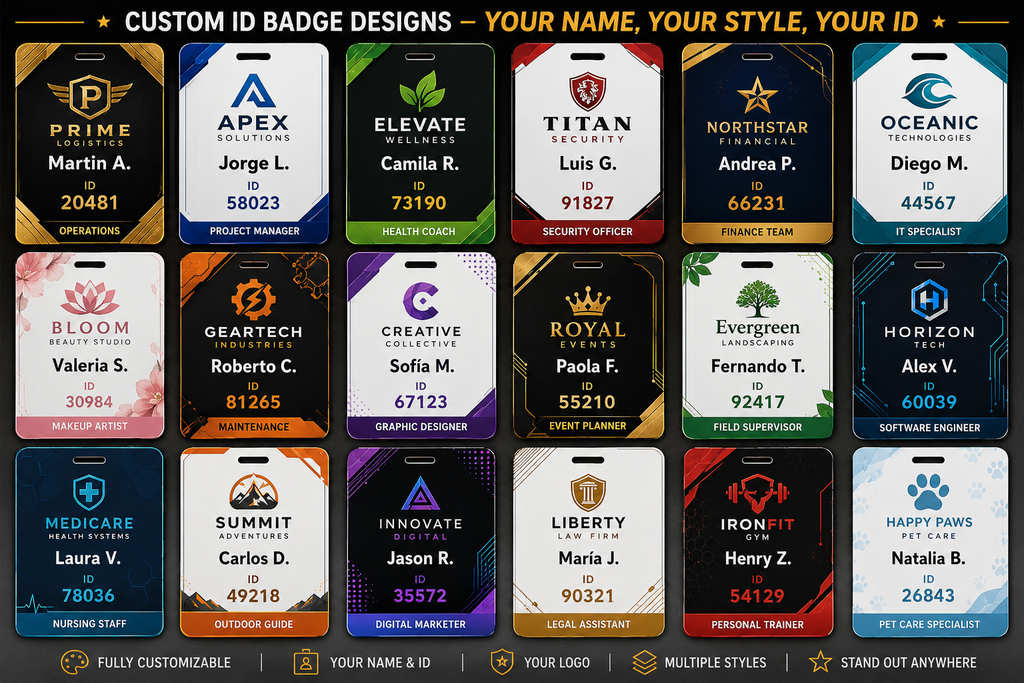 CUSTOM LOCKER or ID STICKERS — MADE JUST FOR YOU! 🔥