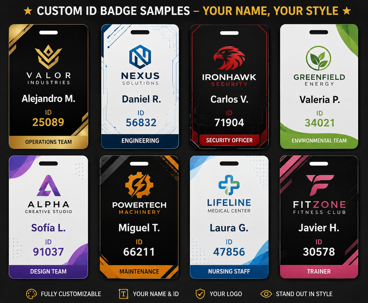 CUSTOM LOCKER or ID STICKERS — MADE JUST FOR YOU! 🔥